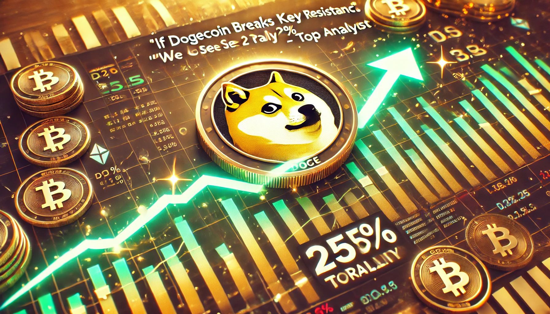 Если Dogecoin преодолеет ключевое сопротивление, «мы можем увидеть ралли на 25%» – ведущий аналитик