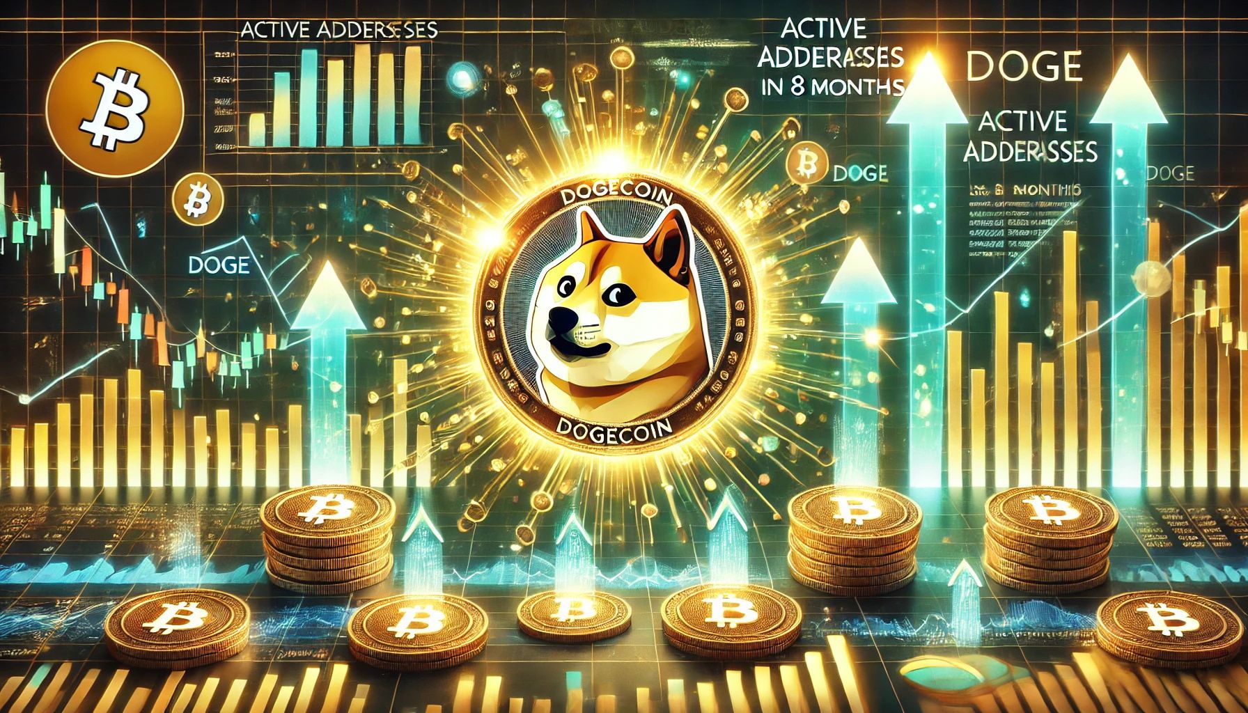 Активные адреса Dogecoin достигли самого высокого уровня за последние 8 месяцев - DOGE ждет ралли?