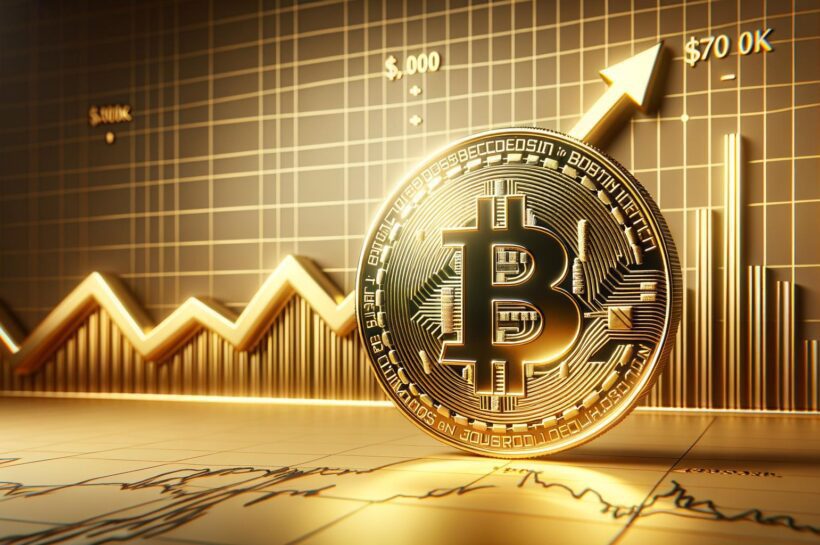 Цена биткойнов ожидает возвращение на 70 тысяч долларов: будут ли быки поднимать ее выше?