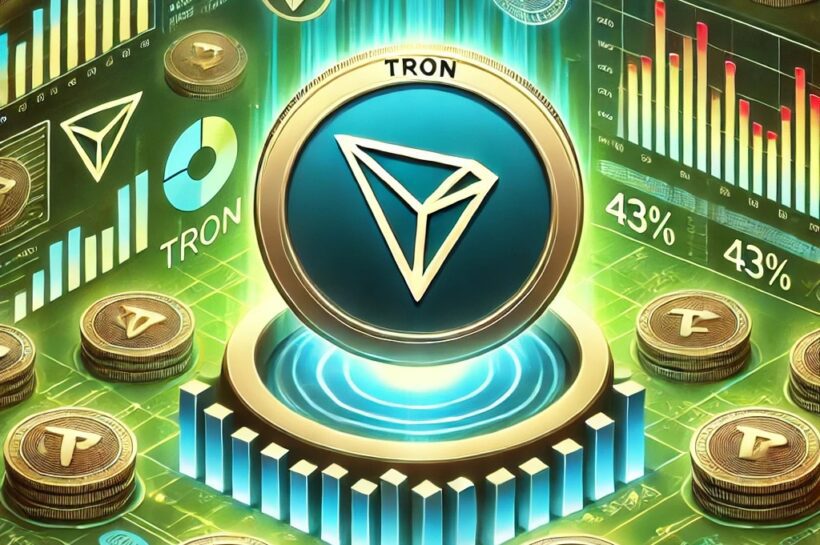 TRON возвращает себе корону с доминированием в 43% в транзакциях альткойнов