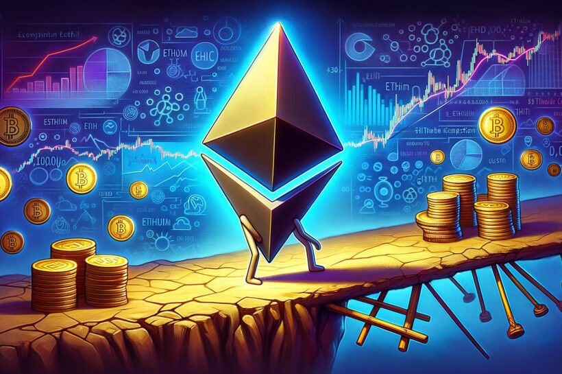 Цена Ethereum намекает на коррекцию вниз: сохранится ли поддержка?
