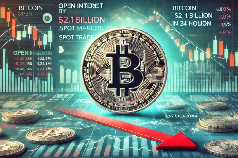 Открытый интерес к биткойнам сократился на 2,1 миллиарда долларов за 24 часа – пора ли спотам поднять цену?