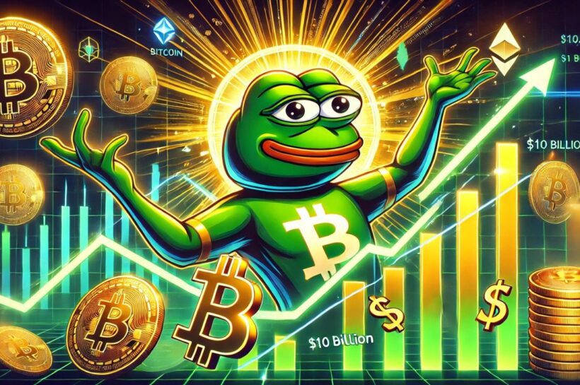 PEPE достигла нового исторического максимума, рыночная капитализация превысила 10 миллиардов долларов