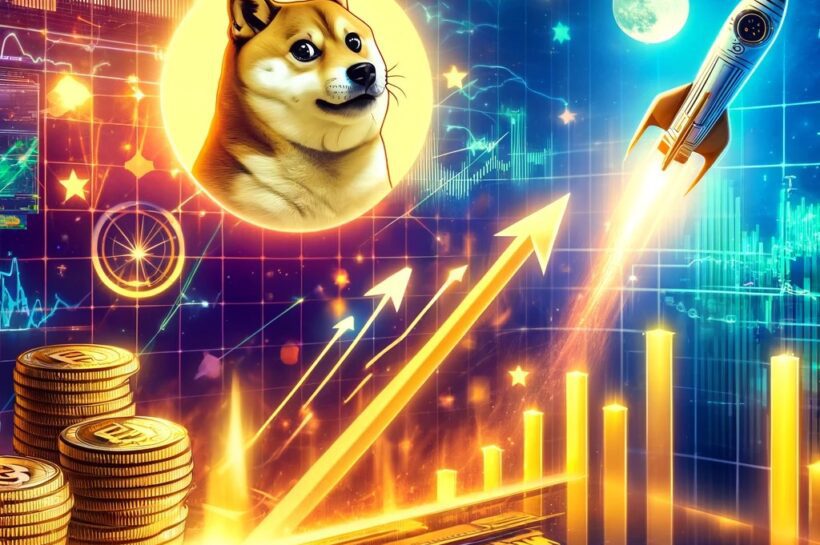 Формирование бычьего флага повышает цену Dogecoin до $2,15 в этом цикле