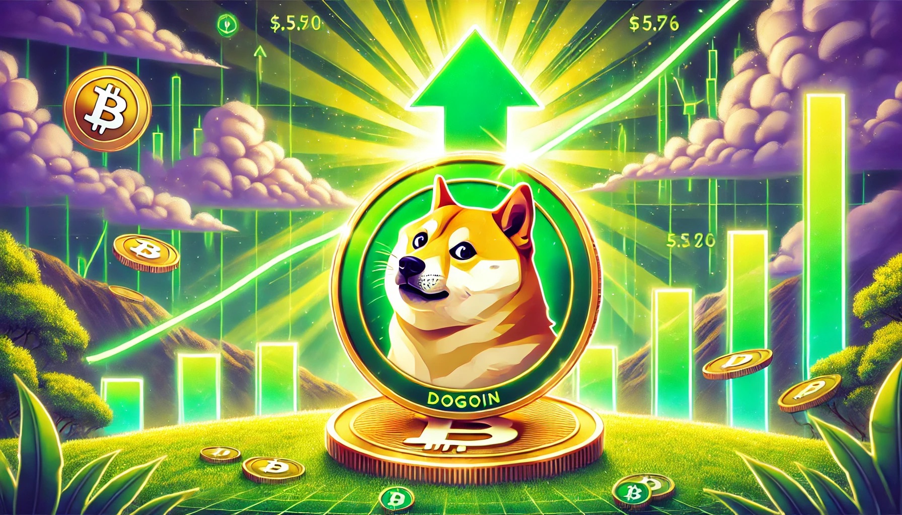 Цена Dogecoin вырвалась из симметричного треугольника, аналитик ставит цель выше $0,37