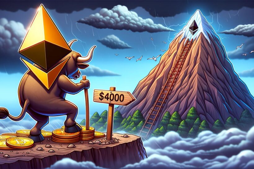 Цена Ethereum упала выше $4000: будут ли быки пытаться еще раз?
