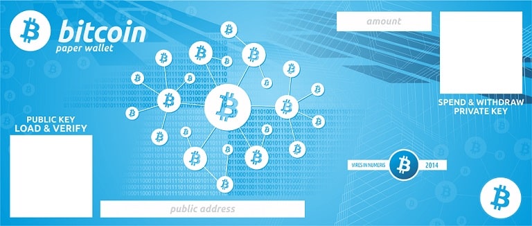 как сделать бумажный биткойн-кошелек
