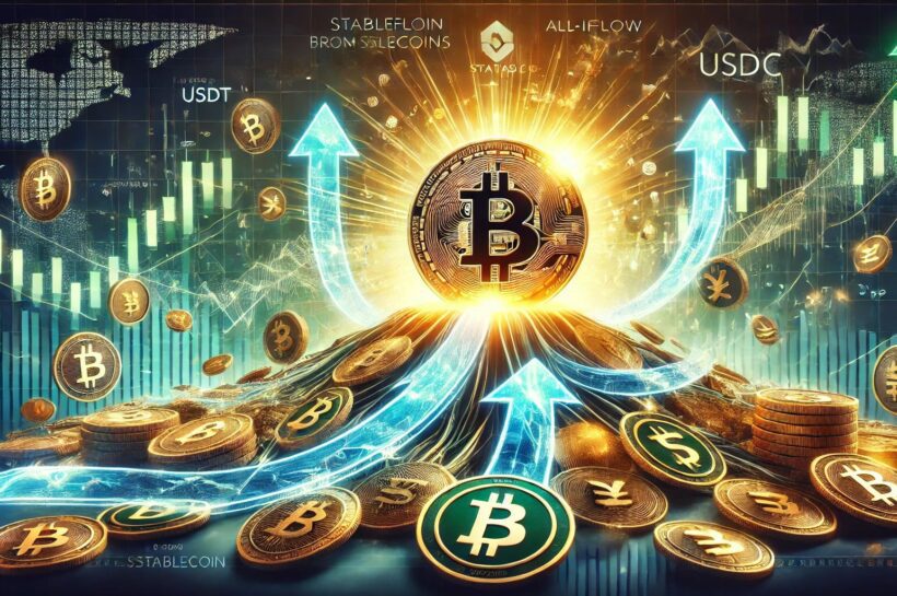 Цена биткойнов поддерживается притоком денежных средств от всех стейблкоинов – данные показывают сильную корреляцию