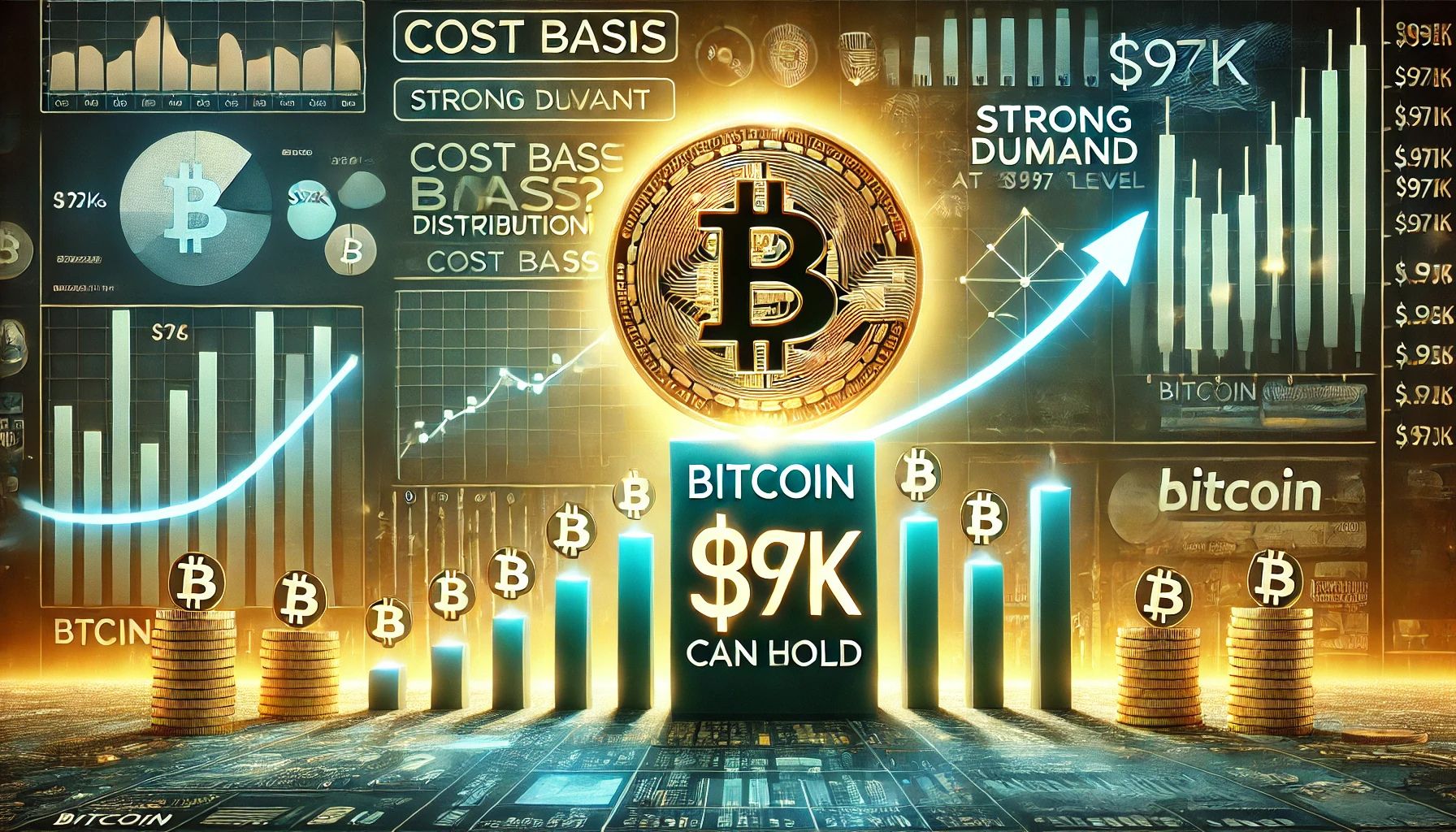 Распределение стоимости биткойнов показывает высокий спрос на уровне 97 тысяч долларов – сможет ли BTC удержаться?
