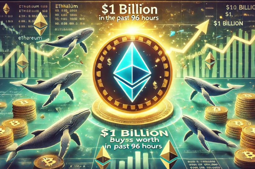 Ethereum-киты купили ETH на 1 миллиард долларов за последние 96 часов – подробности
