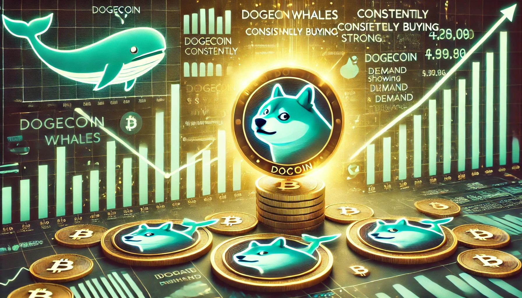 Киты Dogecoin продолжают покупать – показатели DOGE показывают, что спрос остается сильным