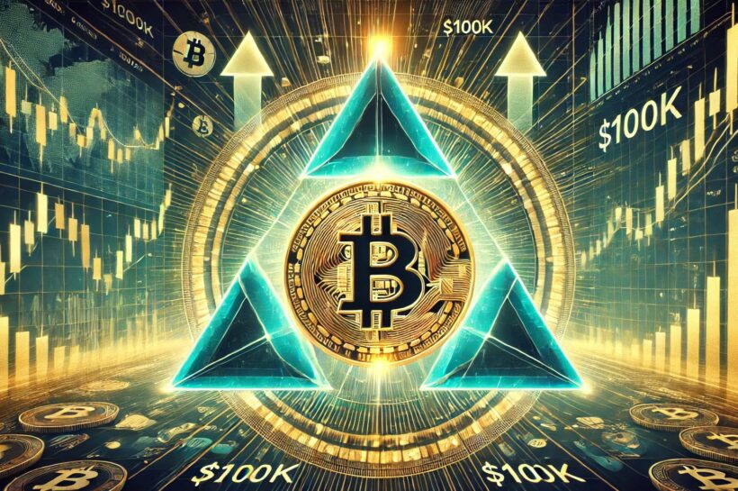 Биткойн образует симметричный треугольник – может ли BTC вернуть 100 тысяч долларов?