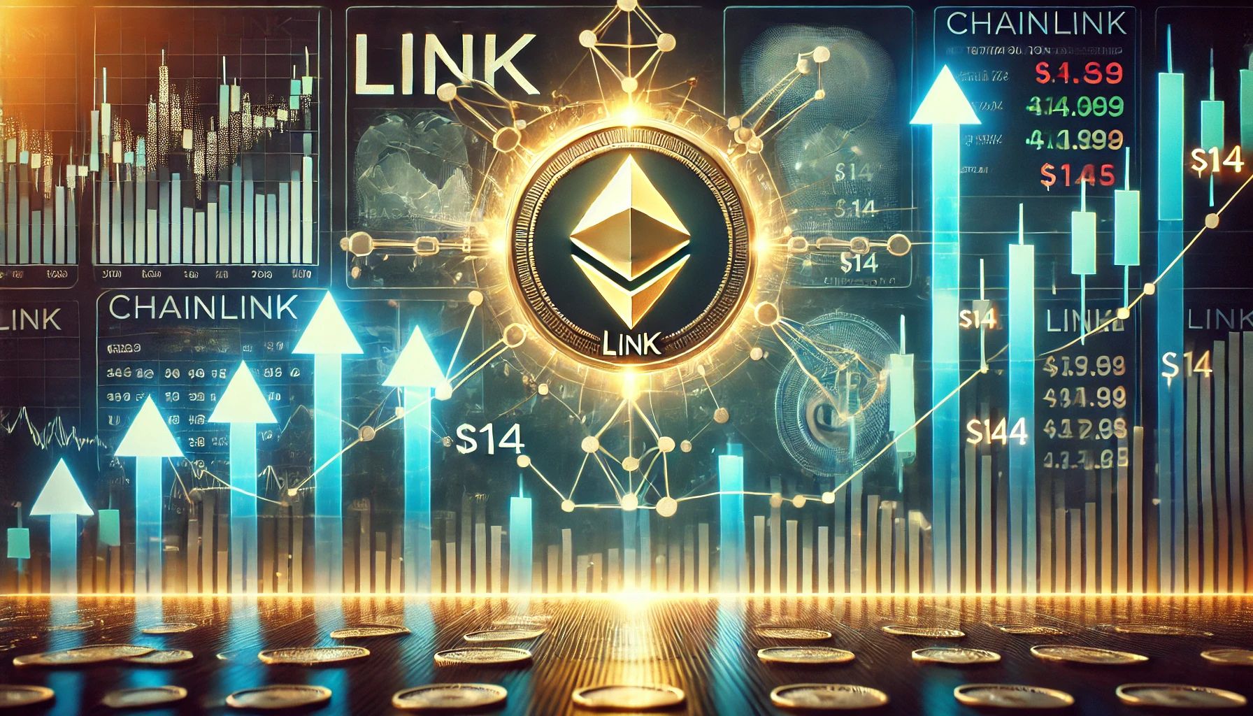Chainlink формирует модель «голова и плечи» – подтверждение может стоить LINK до 14 долларов