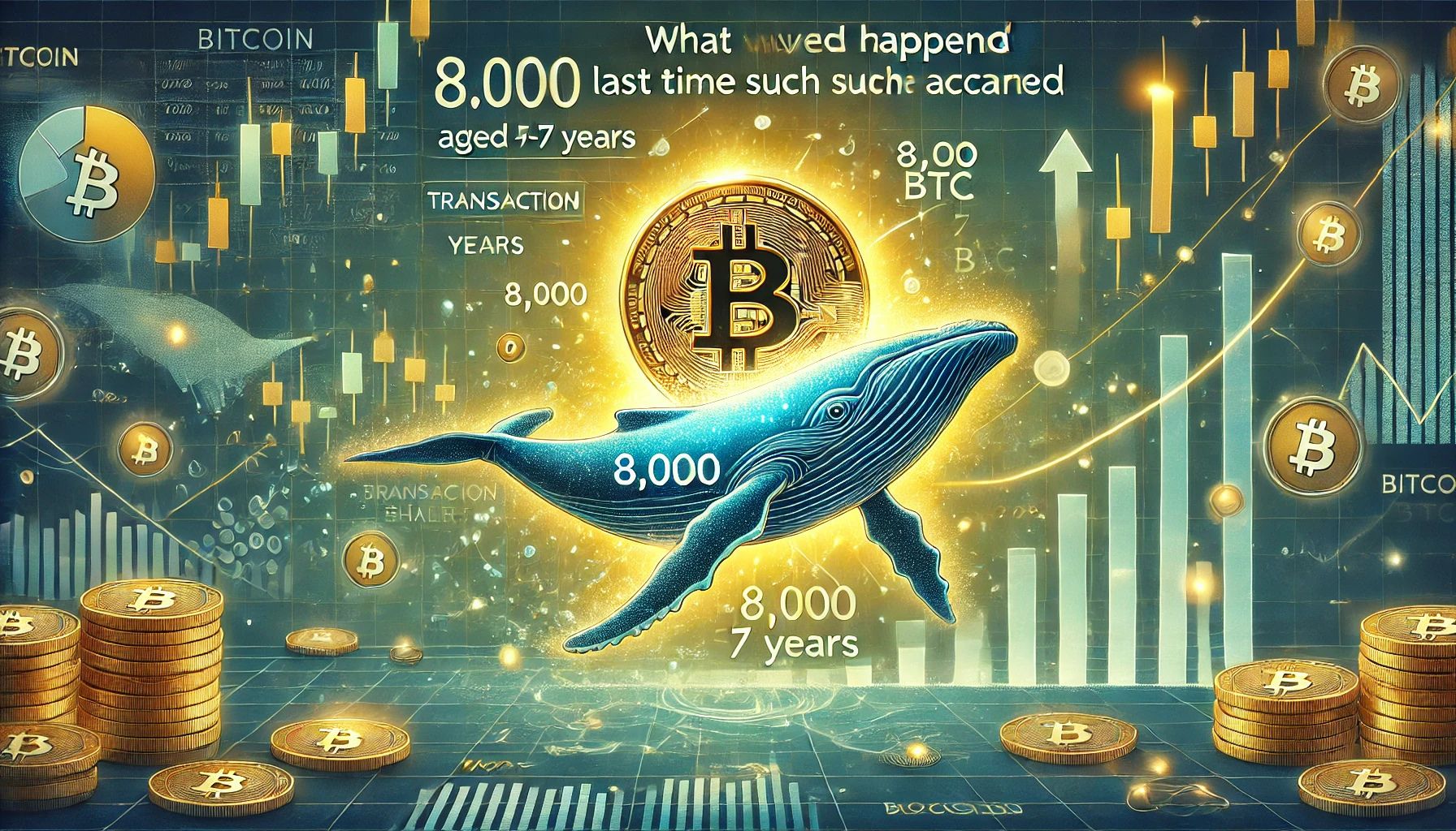 Биткойн-кит переместил 8000 BTC в возрасте 5-7 лет – что произошло в прошлый раз