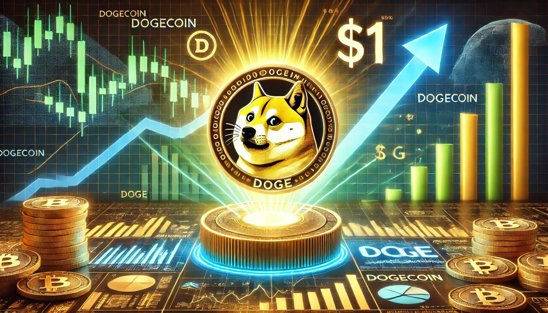 Dogecoin готов достичь отметки в 1 доллар – цена изо всех сил пытается преодолеть основное сопротивление