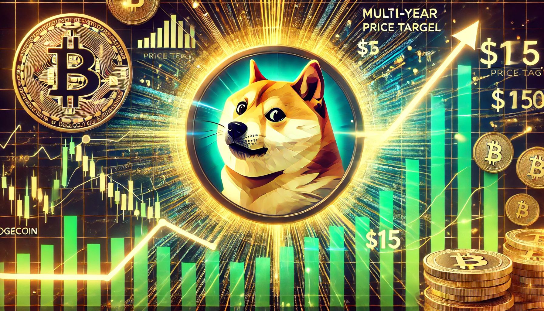 Dogecoin торгуется в рамках многолетнего восходящего канала – эксперт устанавливает целевую цену в 15 долларов