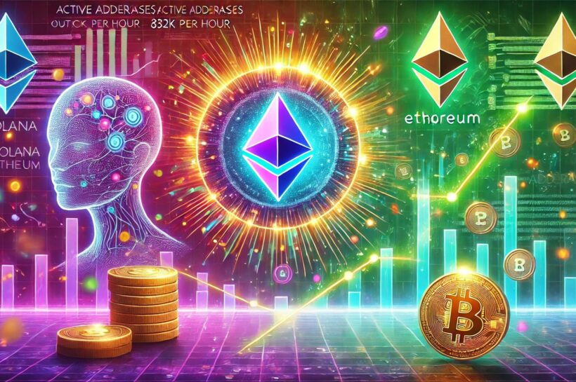 Активные адреса Solana выросли до 832 тыс. в час, опережая Ethereum на фоне ажиотажа вокруг монеты TRUMP