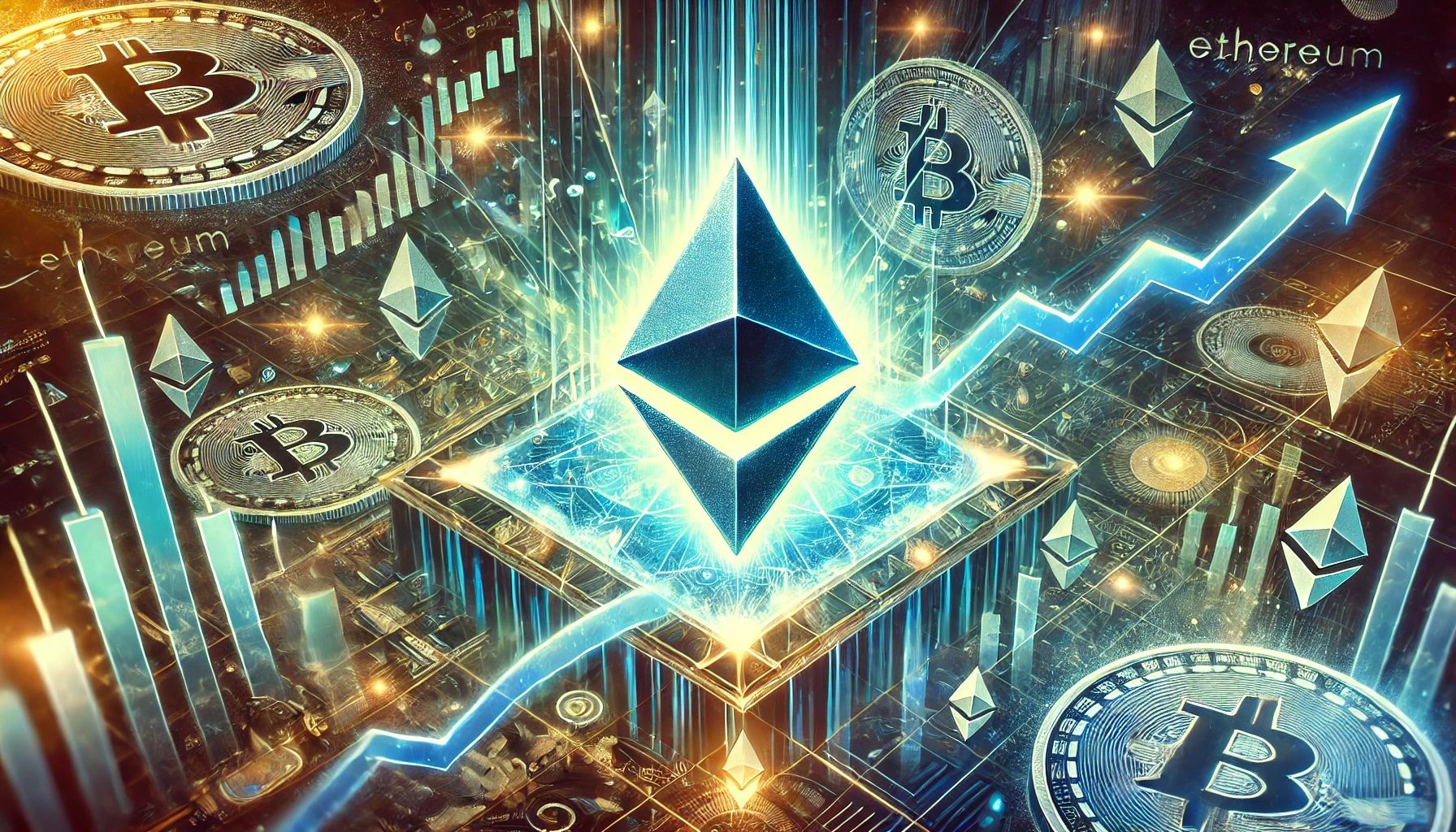 Ethereum Tests Massive Falling Wedge - прорыв может нацелиться на цикл $ 4K