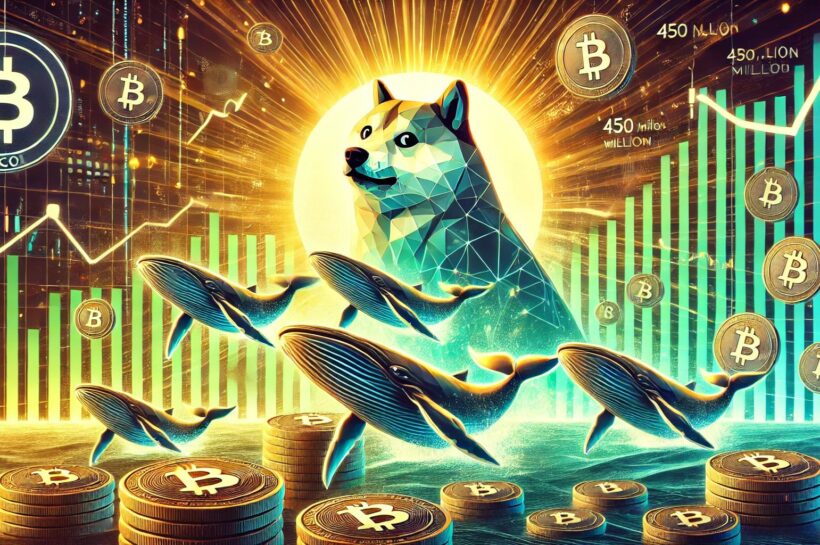 Dogecoin Whales накапливает 450 миллионов дог во время недавнего падения цен - время для прорыва?