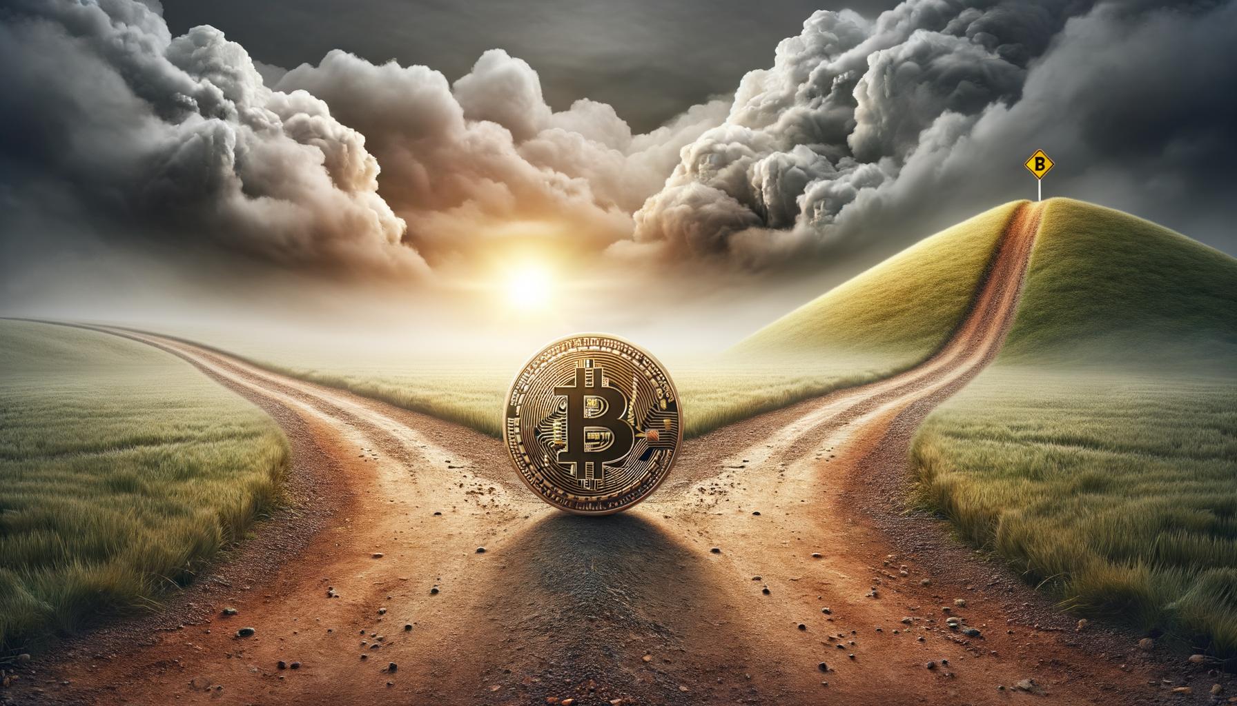 Биткойн цена на перекрестке: он разбивает сопротивление и поднимается?