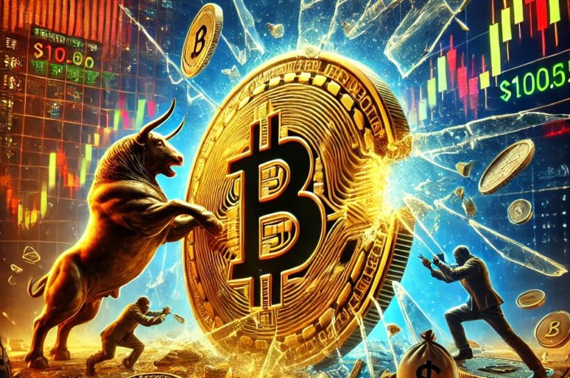 Биткойн сталкивается с постоянным сопротивлением на уровне 100 тыс. Долл.