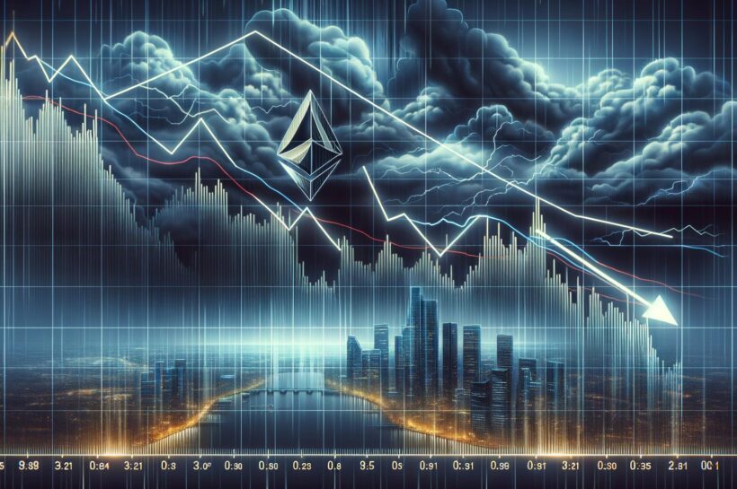 Цена Ethereum вновь снижается: будет ли продолжиться нисходящий тренд?