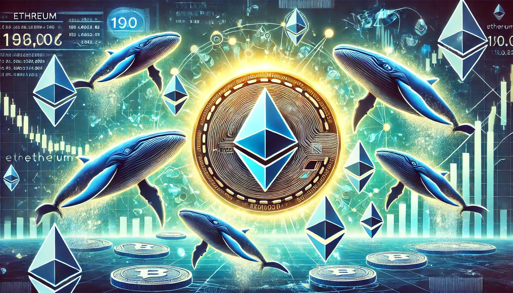 Киты добавляют 190 000 Ethereum за последние 24 часа - накопление продолжается
