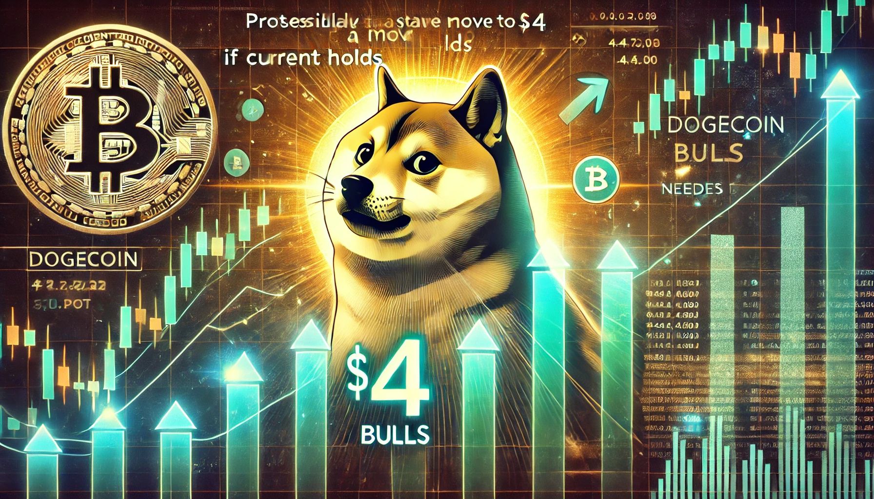 Dogecoin начнет переход к 4 долларам, если текущий спрос удержится - могут ли быки вмешаться?