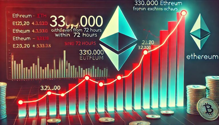 330 000 Ethereum, снятый с обменов за 72 часа — сжатие снабжения?