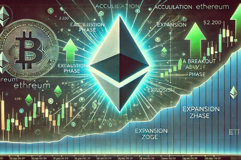 Накопление Ethereum почти закончилось - прорыв выше 2200 долл. США может вызвать фазу расширения