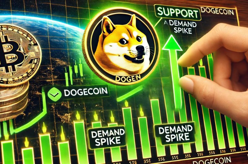 Dogecoin имеет ключевую поддержку: Spike спроса может вызвать ралли