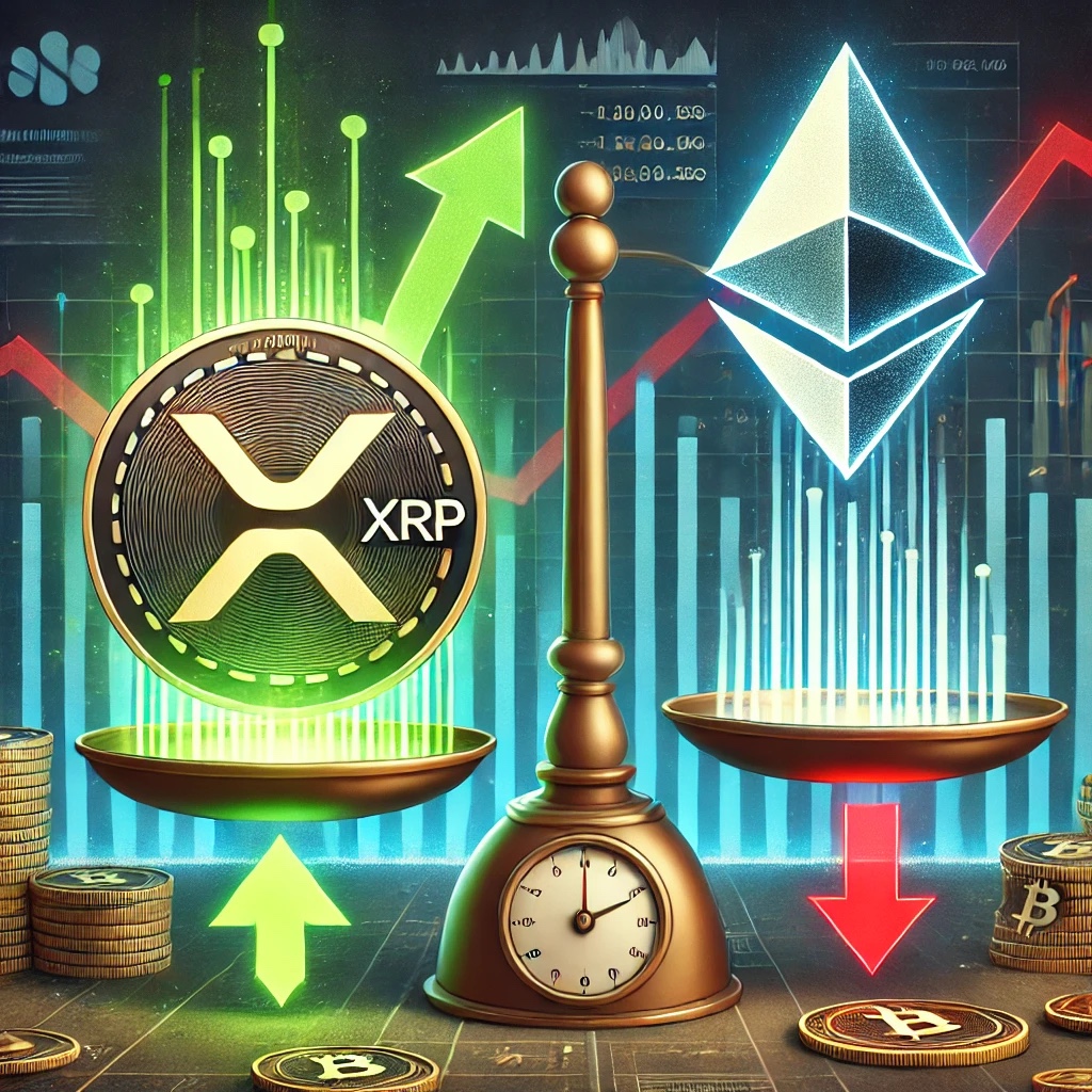 XRP завоевывает участок в еженедельном крипто -притоке, поскольку Ethereum продолжает нисходящий тренд