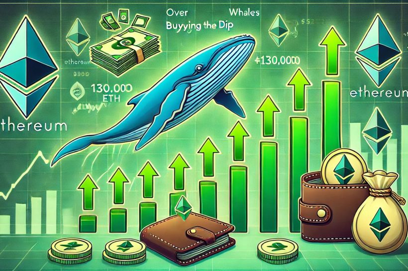 Ethereum Whales купите падение - более 130 тыс. Эт добавлен за один день