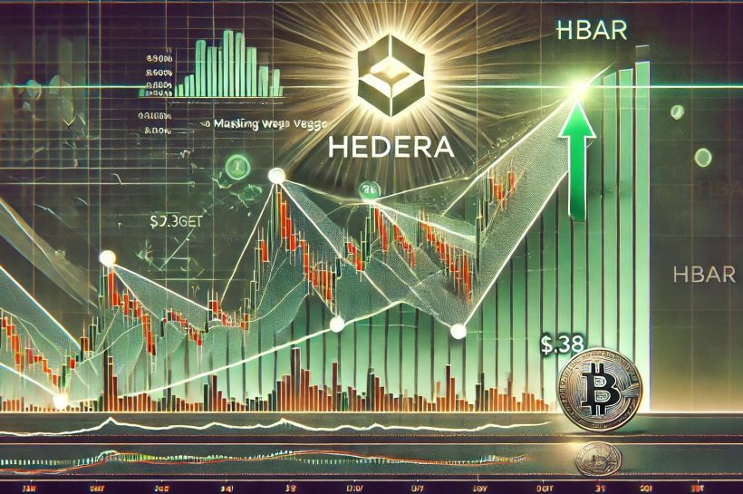 HBAR разрывается выше массивного падающего клина - эксперт устанавливает $ 0,38 цель