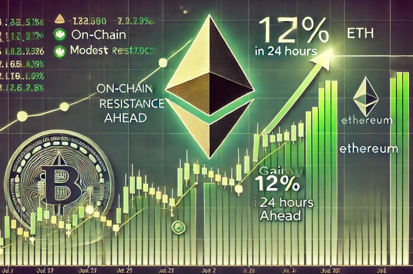 Ethereum добавляет 12% за 24 часа-метрики в цепочке указывают на скромное сопротивление вперед