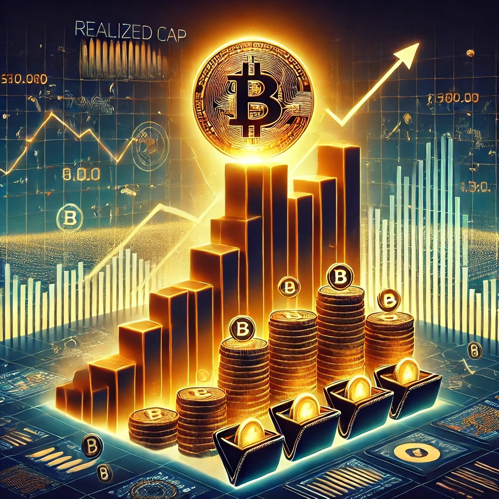 Реализованная CAP биткойна достигает рекордно высокого уровня, так как продолжается накопление