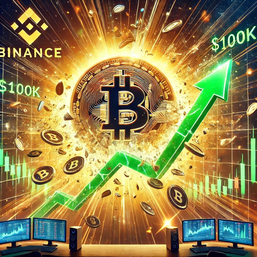 Массовое давление на покупку попадает в Binance, так как биткойн восстанавливает 100 000 долларов США.
