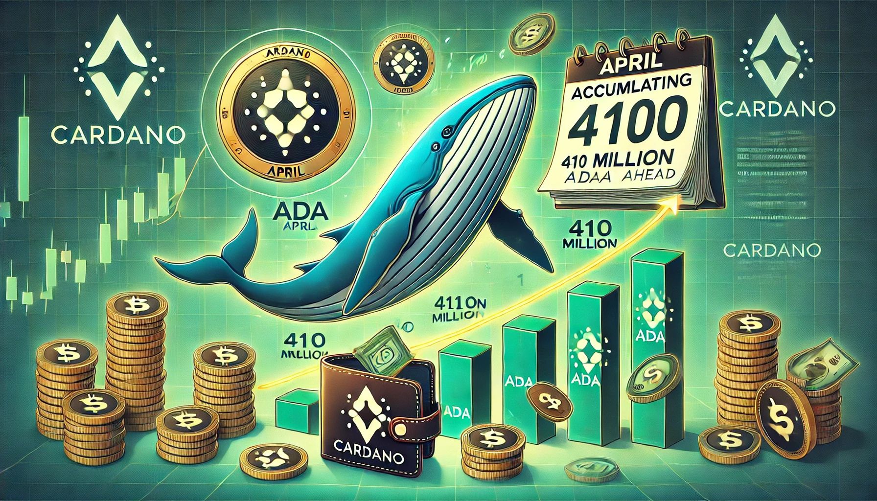 Cardano Whales накопил 410 миллионов ADA в апреле - прорывы наступит?