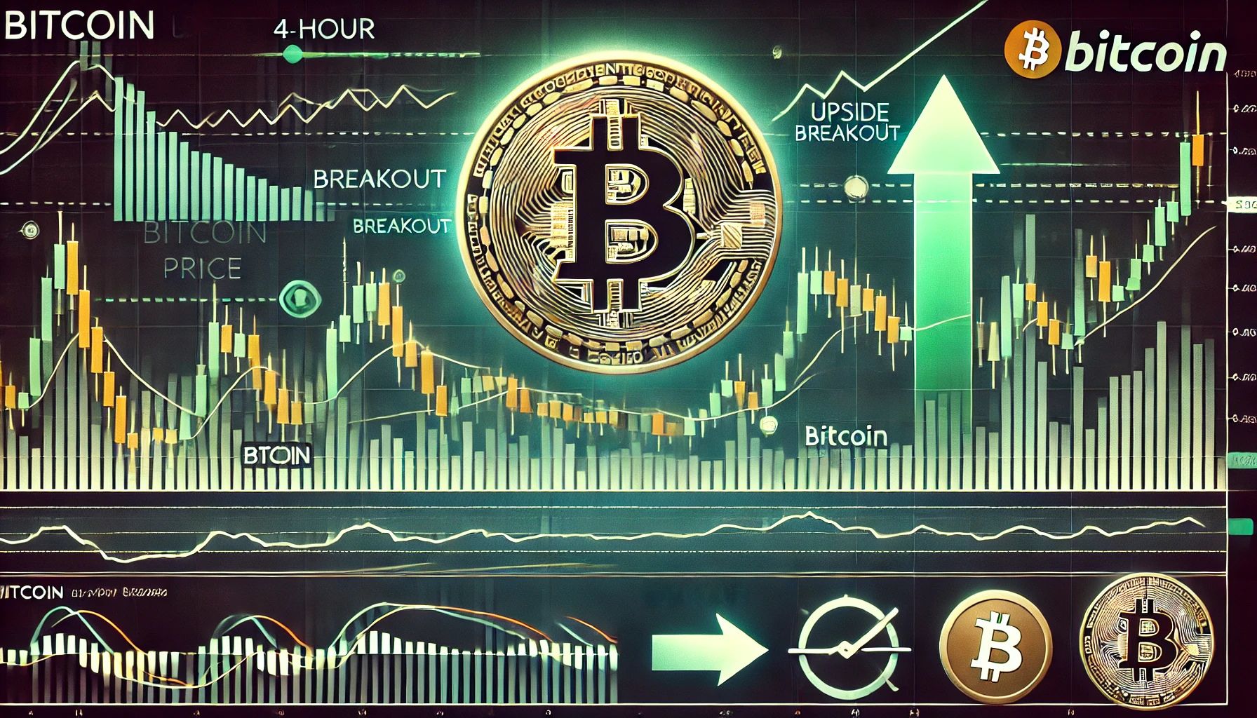 Биткойн показывает впечатляющую силу 4 часа - сдвиг в сторону перерыва вверх
