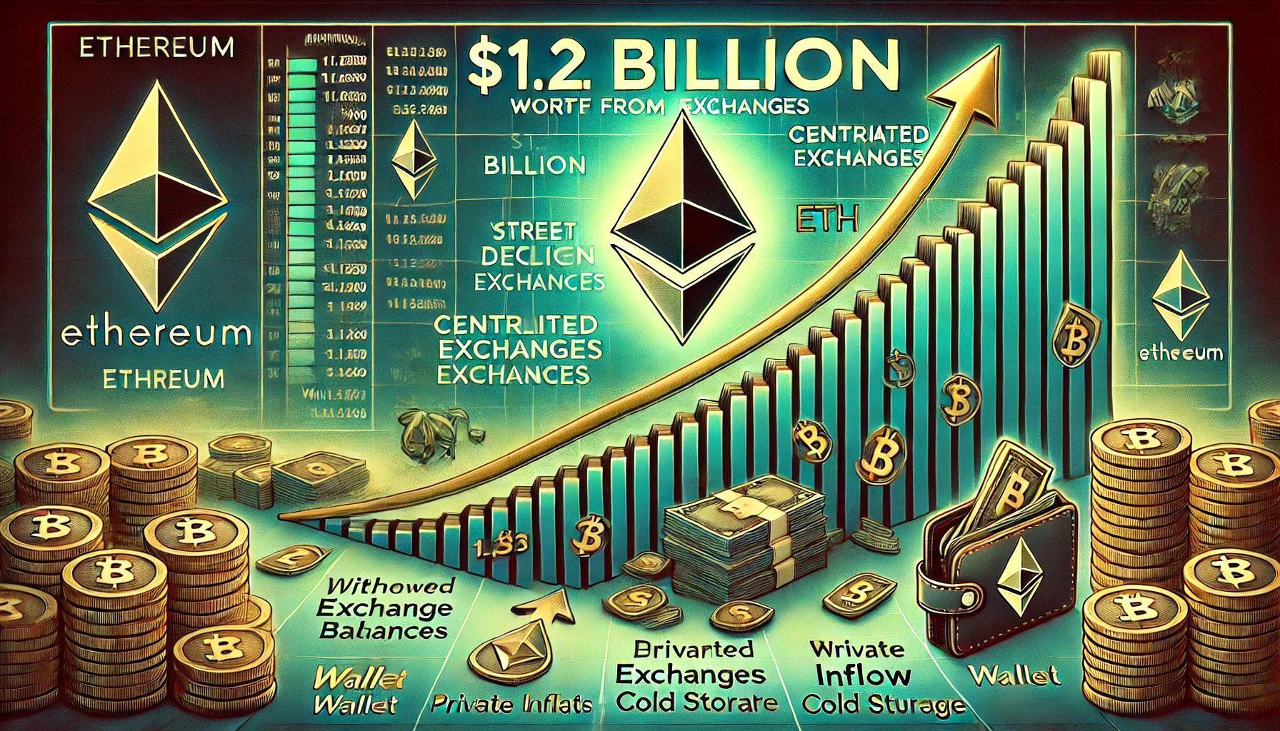 1,2 млрд. Долл. США в Ethereum, отозванном из CEXS - Сильный сигнал накопления