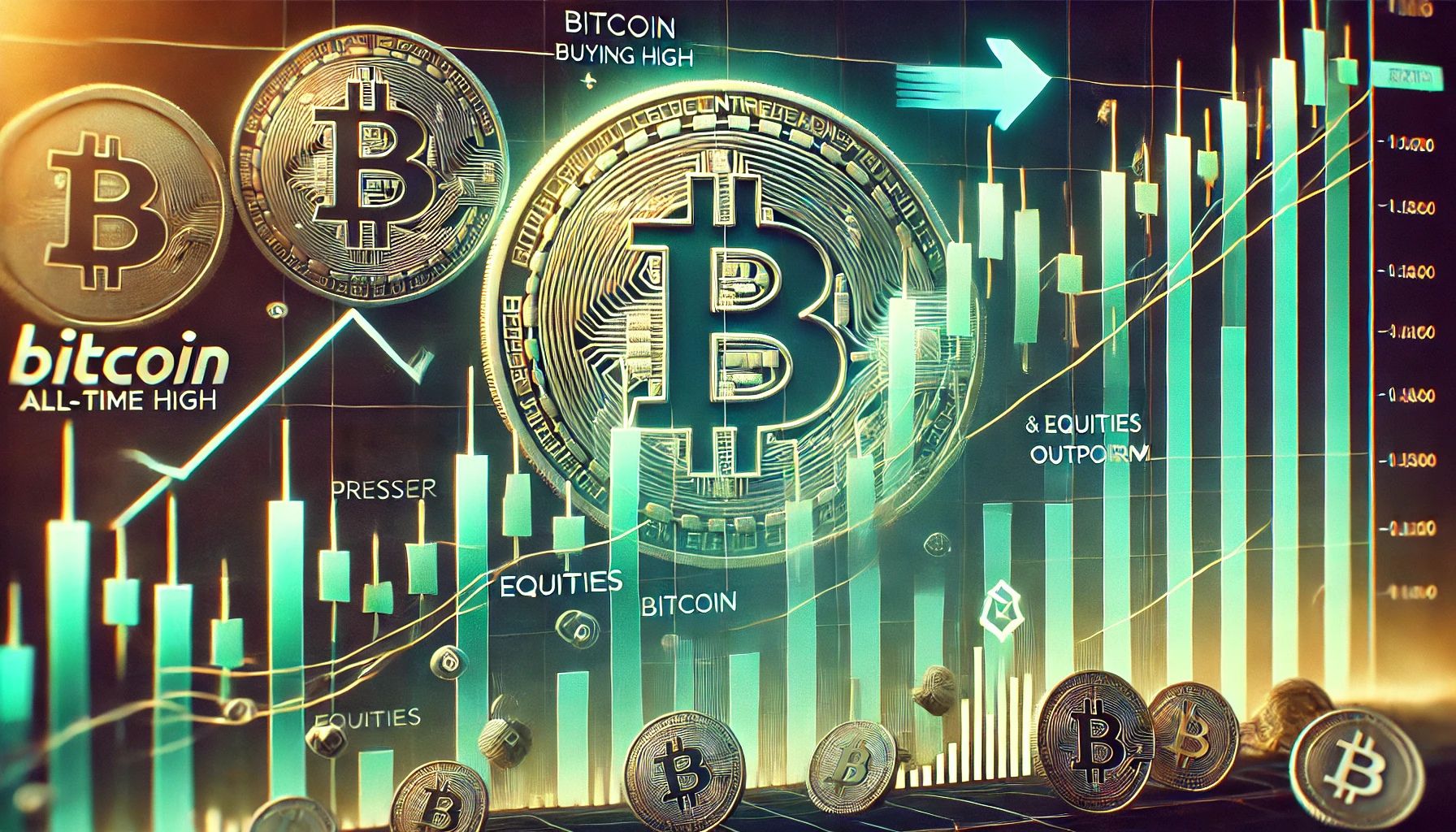 Биткойн консолидаты ниже ATH - давление покупки ослабляет, когда акции превосходят