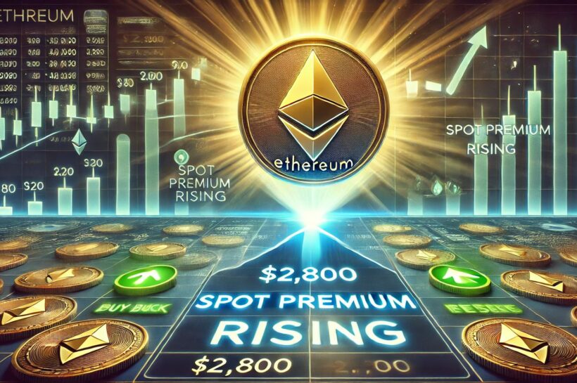 Ethereum Spot Premium Signals Прочность - 2800 долларов США в фокусе