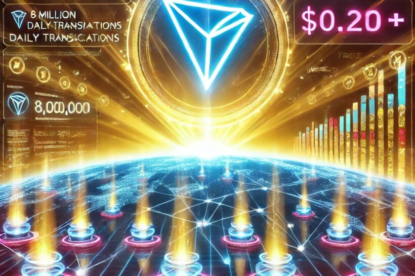 Трон превышает 8 миллионов ежедневных транзакций, поскольку TRX имеет более 0,27 долл. США.