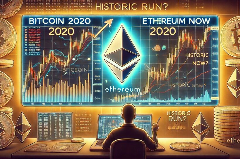 Ethereum Mirrors Bitcoin 2020 Breakout Setup - Исторический пробег?