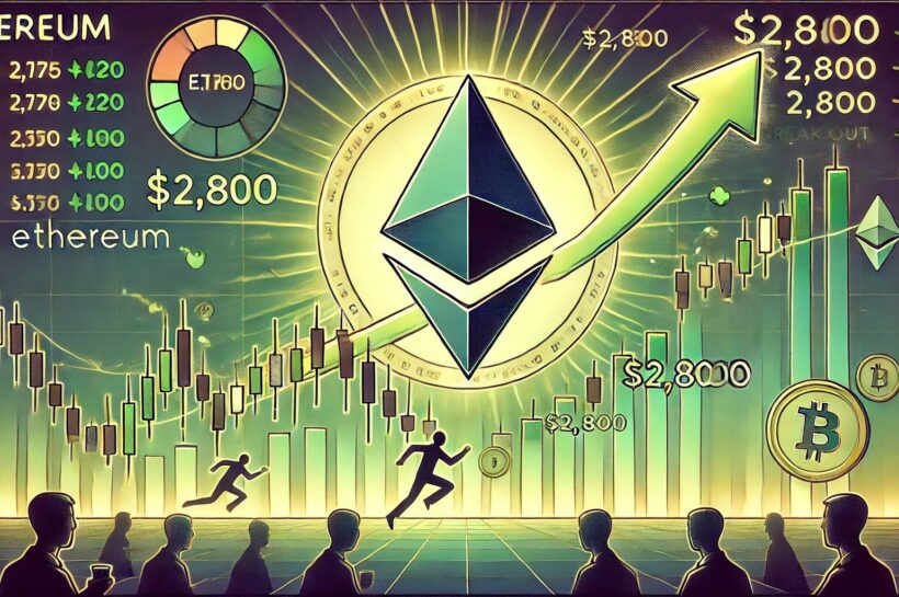 Ethereum консолидируется ниже 2800 долл. США - быкам нужен этот уровень, чтобы запустить следующее этап