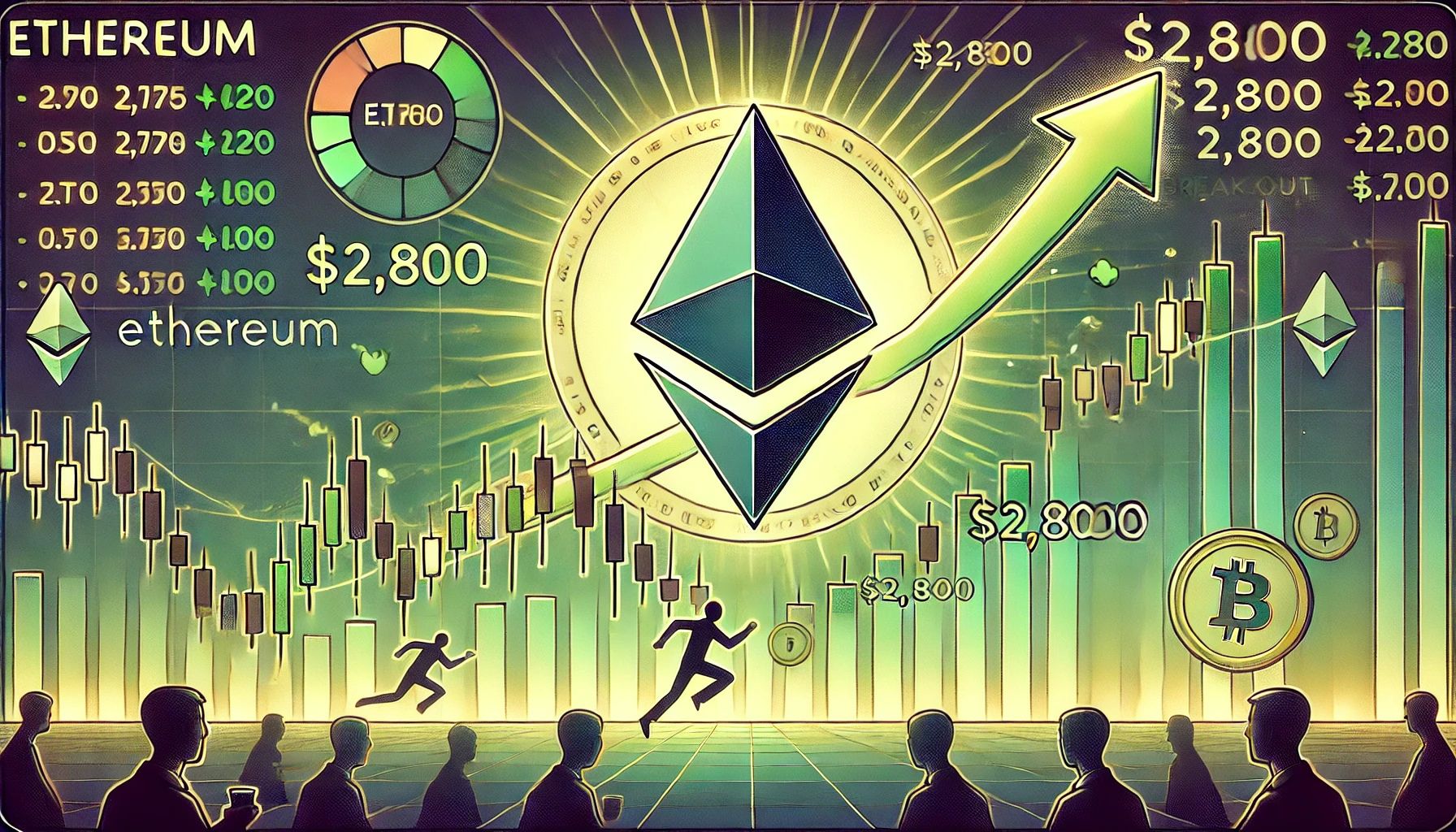 Ethereum консолидируется ниже 2800 долл. США - быкам нужен этот уровень, чтобы запустить следующее этап
