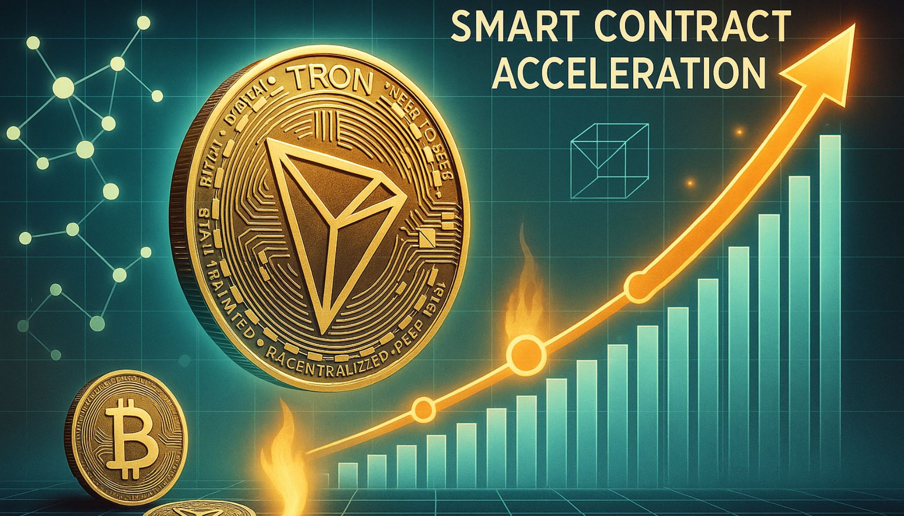 Использование Energy Tron Ruges 108% - Ускоряется смарт -контрактная деятельность.