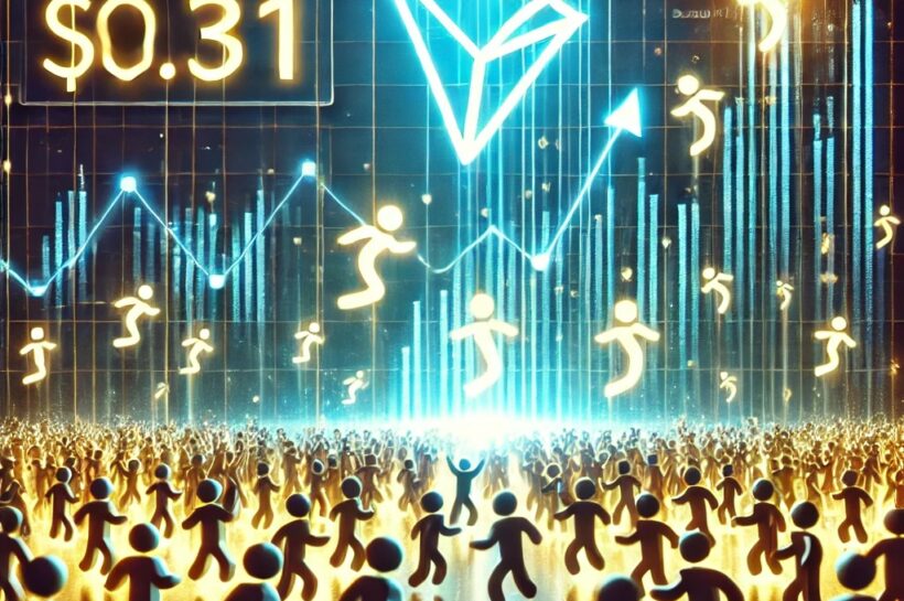 Трон (TRX) выше $ 0,31, но это только начало? Ключевые показатели показывают, что доминируют покупатели