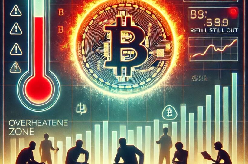 Предупреждающие знаки? Биткойн подходит к перегрету зоны, так как розничная торговля