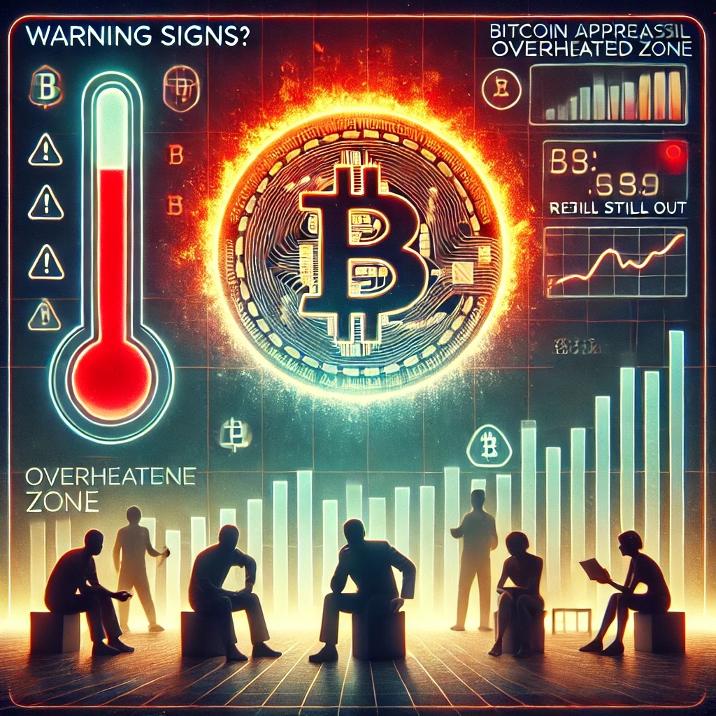 Предупреждающие знаки? Биткойн подходит к перегрету зоны, так как розничная торговля
